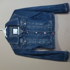 Justice denim jacket size 8/10